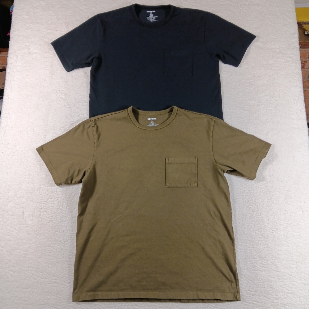 Bombas Shirt Mens Large Bee Better Short Sleeve T Shirt 100% Cotton Lot Of 2